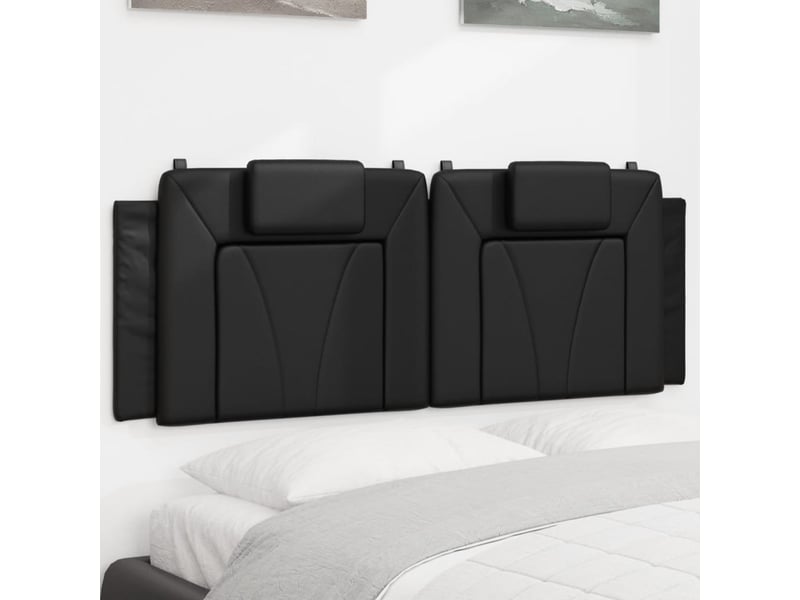  Coussin de tête de lit viana noir 153 cm similicuir cf55970  - Conforama B
