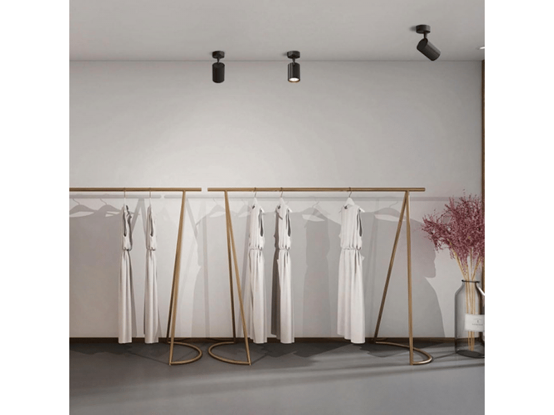 Éclairage de couloir, éclairage de balcon, spot orientable, éclairage d'îlot, éclairage de musée, éclairage de plafond en saillie, 30 w, 3 000, noir - Conforama B