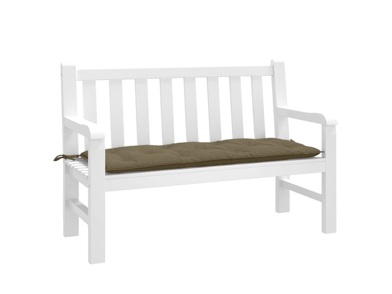  Coussin de banc de jardin, coussin d'assise taupe mélangé 120x50x7 cm tissu cf52838  - Conforama B