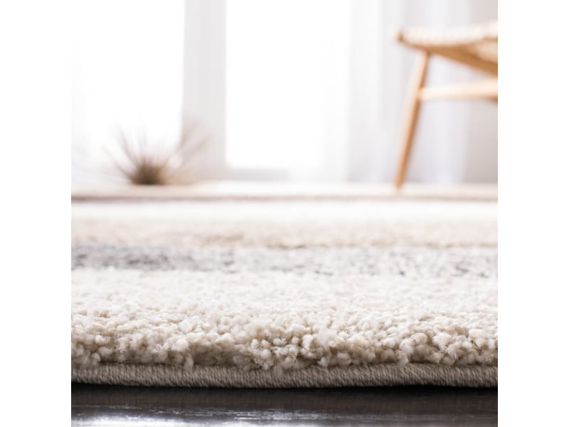  Tapis en polypropylène blancgris, 122 x 183 cm  - Conforama D
