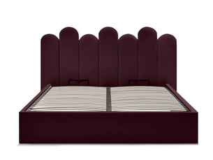 Lit coffre 140x190 cm BOBOCHIC  BADJA coloris rouge