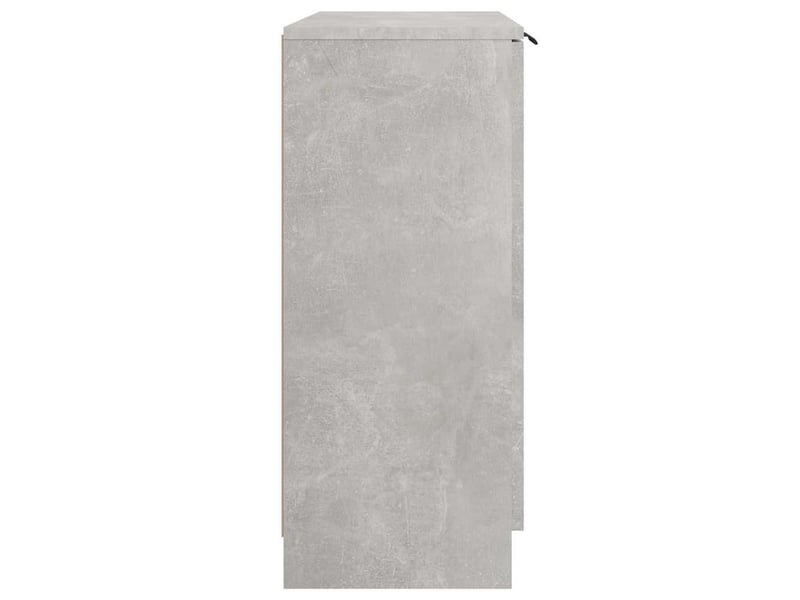  Buffet - bahut - meuble de rangement gris béton 60x30x70 cm bois d'ingénierie  - Conforama D