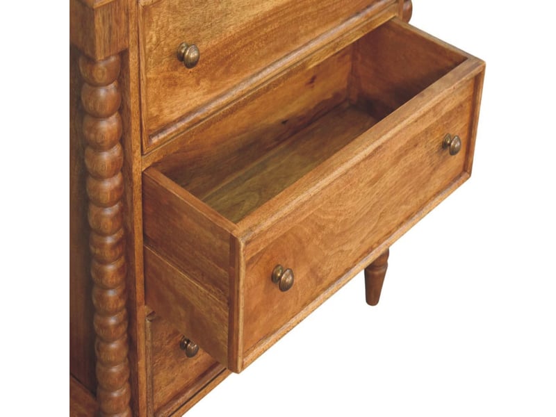  Artisan furniture commode spindle en bois massif  - Conforama E
