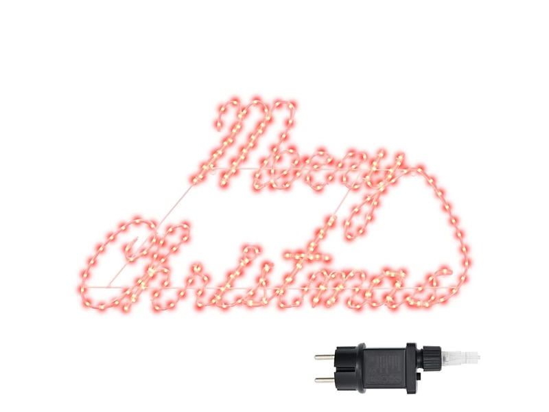  Panneau de noël 216 led rouge 99 x 55 x 13 cm fer  - Conforama A