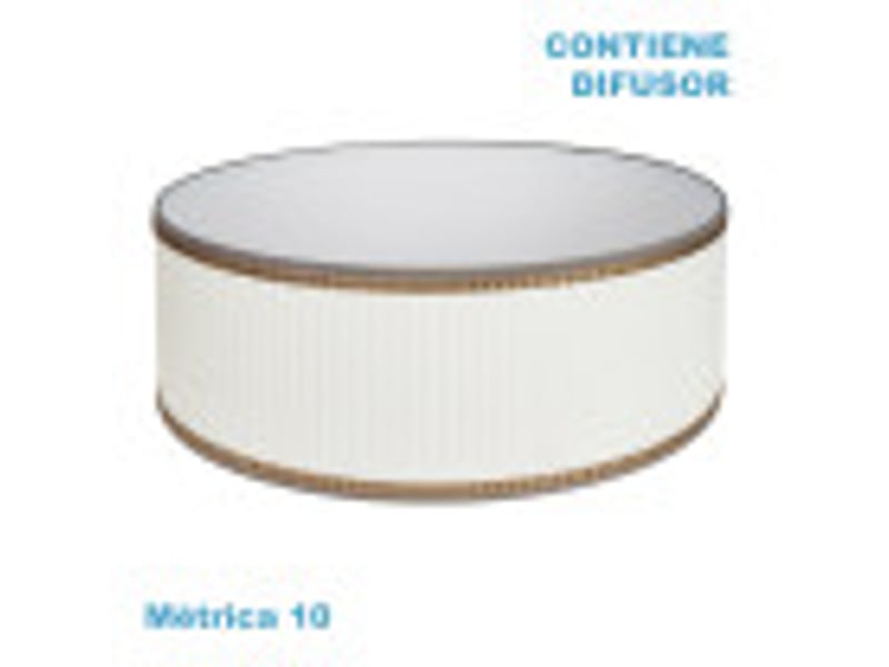  Abat-jour fabrilamp soprano beige, fixation m10, ø 60 cm, h 23 cm 99.PA-177396015 - Conforama B