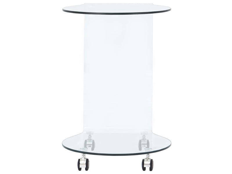  Table basse | table d'appoint 45x40x58 cm verre trempé  - Conforama C