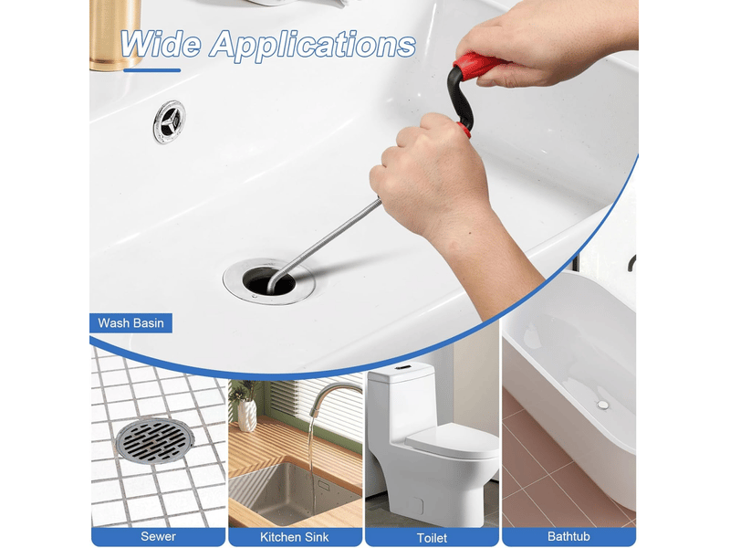  Furet deboucheur canalisation avec manivelle 3m spirale deboucheur canalisation professionnel deboucheur wc deboucheur evier furet  - Conforama E