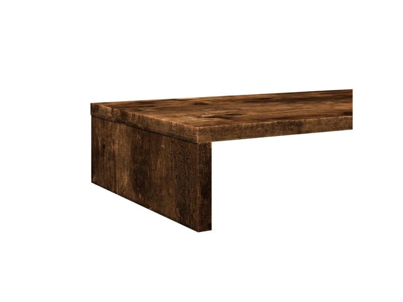  Support de moniteur table meuble bureau 100 x 27 x 10 cm bois d'ingénierie marron 02_0044832  - Conforama E