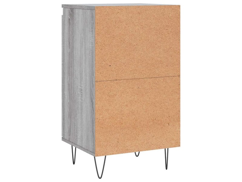  Buffet - bahut - meuble de rangement sonoma gris 40x35x70 cm bois d'ingénierie  - Conforama E