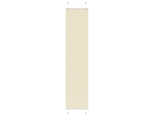 Store plissé, store de fenêtre crème 40x200 cm largeur du tissu 39,4 cm polyester cf46834