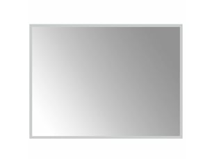 Miroir de salle de bain, miroir de toilette led transparent 80 x 60 cm verre trempé cf62620