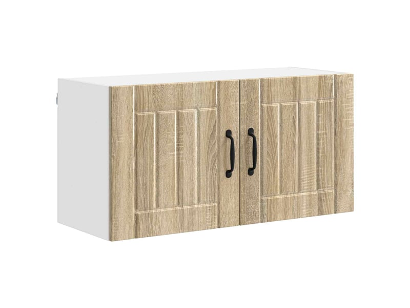  Meuble mural de cuisine, armoire de cuisine chêne sonoma 80x31x40cm shl4559  - Conforama A