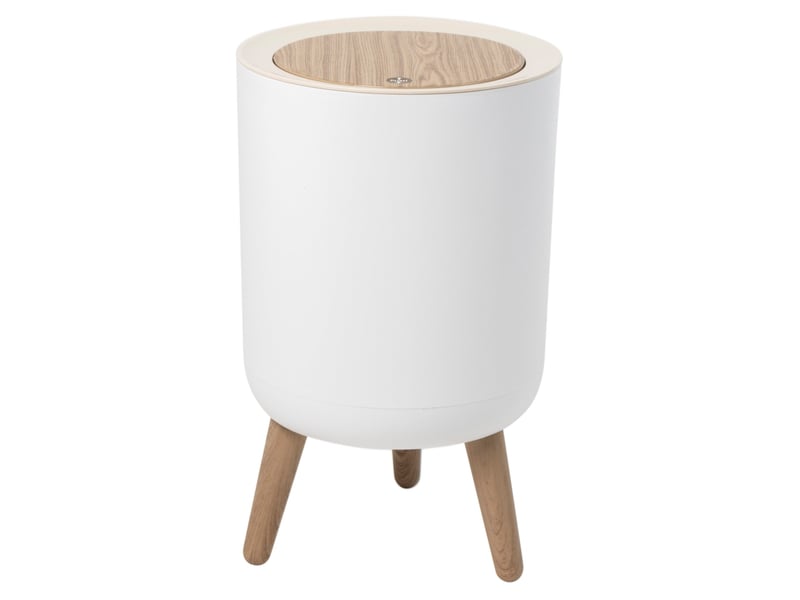 3 poubelle de salle de bain push malmo 7l - Conforama D