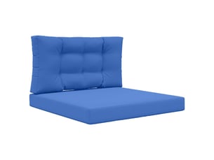Coussin de canapé d'extérieur, coussin de chaise polyester bleu royal 80 x 80 cm cf54039