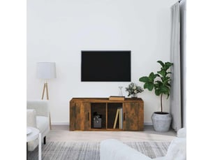 Meuble tv coloris marron 100 cm <strong></strong>  <strong></strong>