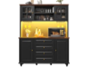 Buffet - 140 cm coloris noir