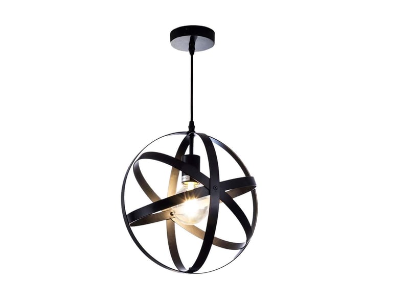  Lustre industriel pour restaurant bar salle à manger luminaire 30cm  - Conforama A