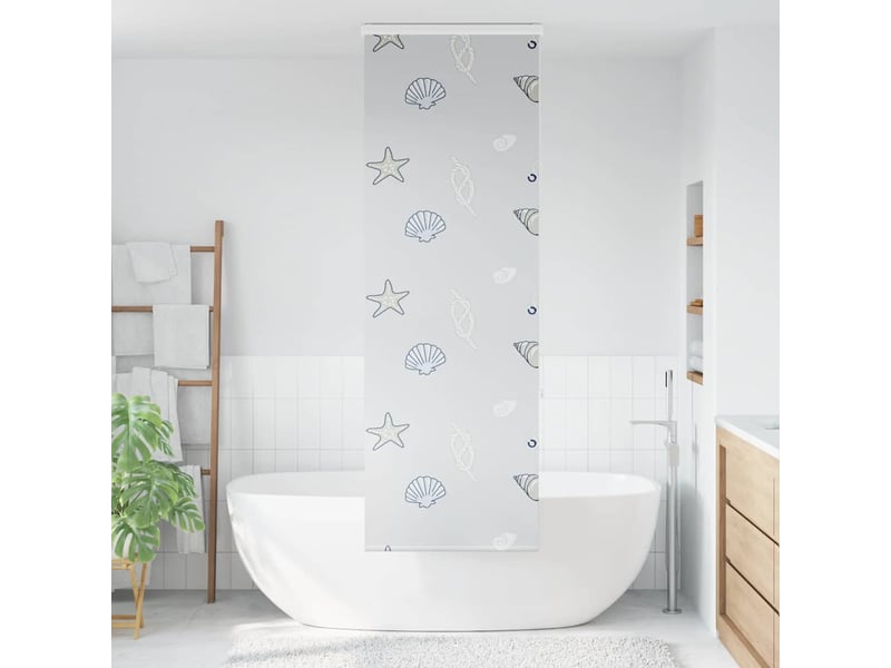  Store enrouleur de douche, store à rouleau avec cassette largeur du tissu 56 cm cf45128  - Conforama A