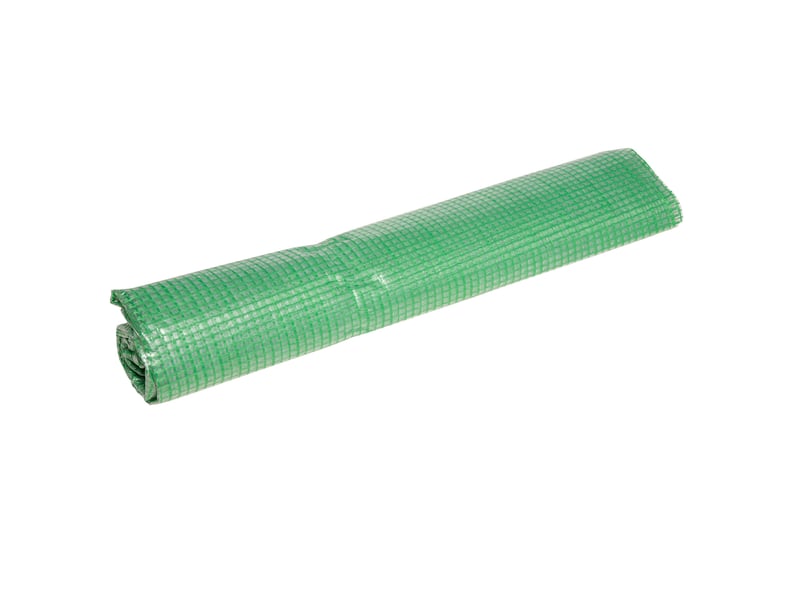  Serre de jardin verte 180 x 90 x 90 cm en acier avec film pe 140 gm², fenêtres enroulables à fermeture éclair  - Conforama E