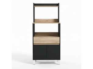 Buffet 1 porte(s) 1 tiroir(s) - 40 cm coloris gris