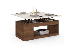 Table basse  coloris marron ID MARKET 