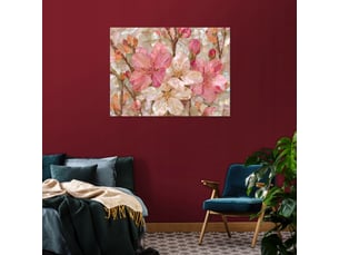 Tableau décoration murale impression sur toile fleurs fleurs de cerisier rose - 60x40 cm - tableau décoration murale chambre et salon
