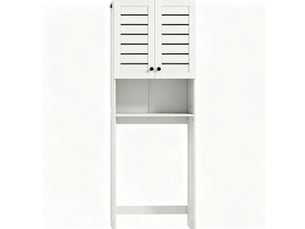 Meuble wc et lave-linge avec rangement 67 x 31,5 x 190 cm homvra