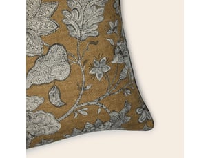 Housse de coussin en fleurs indiennes imprimées  lilivati