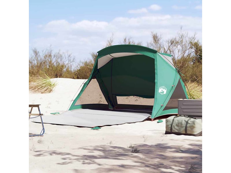  Tente de plage, tente d'extérieur 2 personnes vert imperméable  - Conforama D