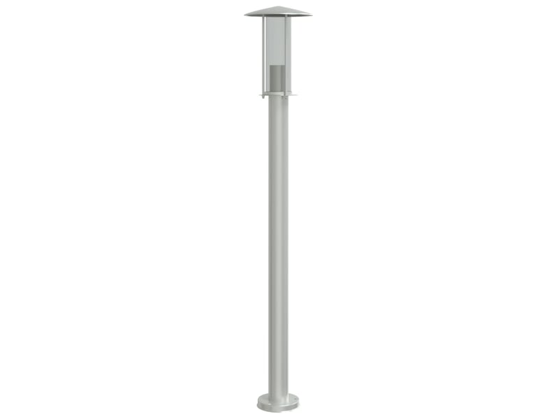  Lampadaires d'extérieur 3 pcs argenté 100 cm acier inoxydable argent 02_0042555  - Conforama E