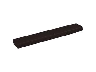Étagère flottante, etagère murale, étagère suspendue marron foncé 60x10x4 cm bois chêne massif traité cf42399