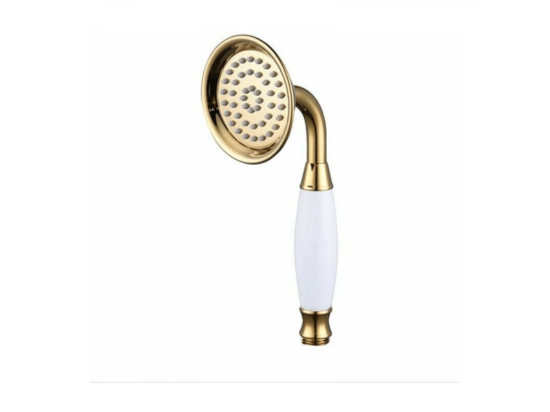  Pommeau de douche douche kit laiton douche avec flexible tuyau 1.5m pommeau douche avec support ensemble de douche or  - Conforama B