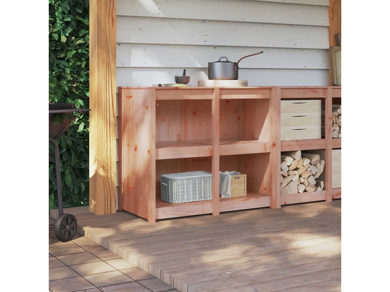  Meuble de rangement, armoire de cuisine meppel bois douglas 106x55x92cm  - Conforama D