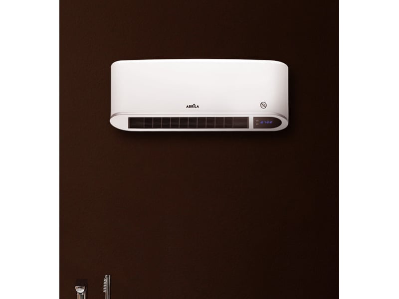  Chauffage mural céramique ptc fabrilamp bonaire 2000 w blanc télécommande minuterie 232522001 - Conforama C