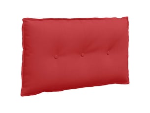 Coussin de dos, coussin de dossier rouge 80 x 19 x 50 cm tissu cf55006