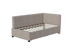 Lit simple 90x200 cm PHOEBE CAT   coloris gris