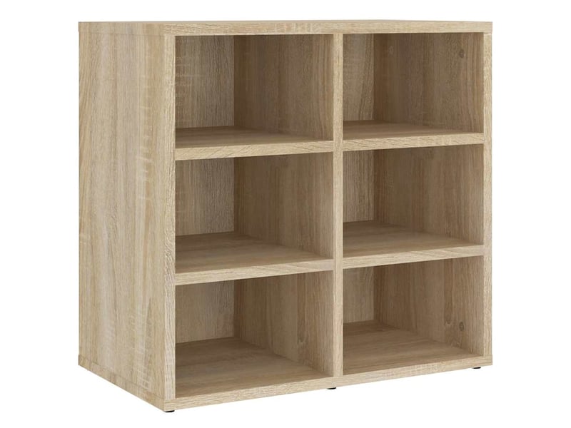  Meuble à chaussure, armoire à chaussures chêne sonoma 52,5x30x50 cm  - Conforama A