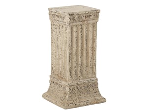 Sellette colonne antique oskar 75cm blanc cassé