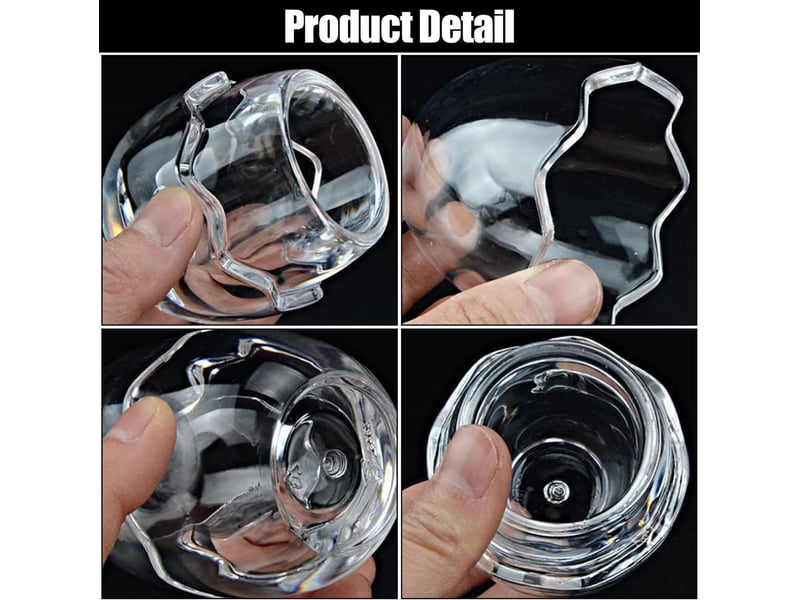  1 pièce support pour cure-dents en acrylique, boîte à cure-dents en forme d'œuf, boîte à cure-dents transparente, (transparent) No Commercial reference - Conforama C