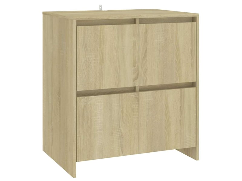  Buffets 3 pcs - bahut - meuble de rangement chêne sonoma bois d'ingénierie  - Conforama E
