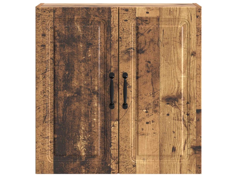 Armoire murale salon, meuble de rangement 59x31x60 cm bois d'ingénierie bois ancien shl944 - Conforama D