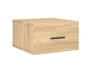 Table de chevet chanmbre, table d'appoint murale chêne sonoma 35x35x20 cm shl2416