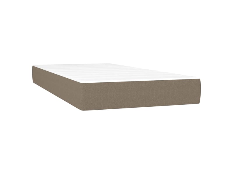  Matelas à ressorts ensachés pour enfants fermeté moyenne taupe 80x160 cm tissu  - Conforama A