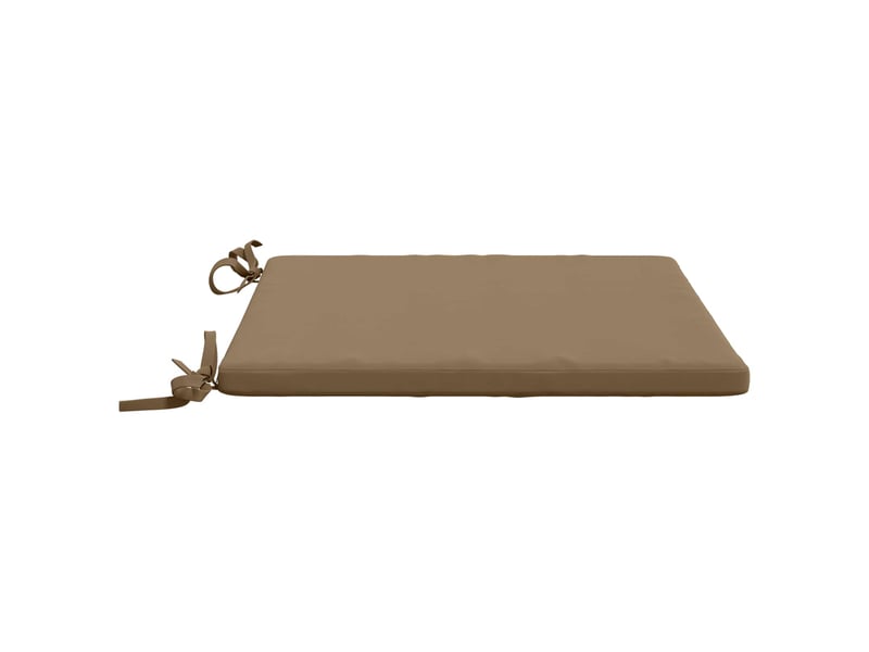 Lot de 4 coussins de siège, coussins d'assise soest 100 % polyester taupe cf60564 - Conforama D