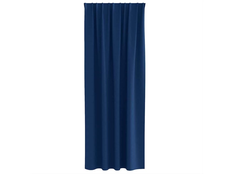  Lot de 2 rideaux occultants, rideaux black-out avec anneaux bleu foncé 225 x 140 cm cf44601  - Conforama D