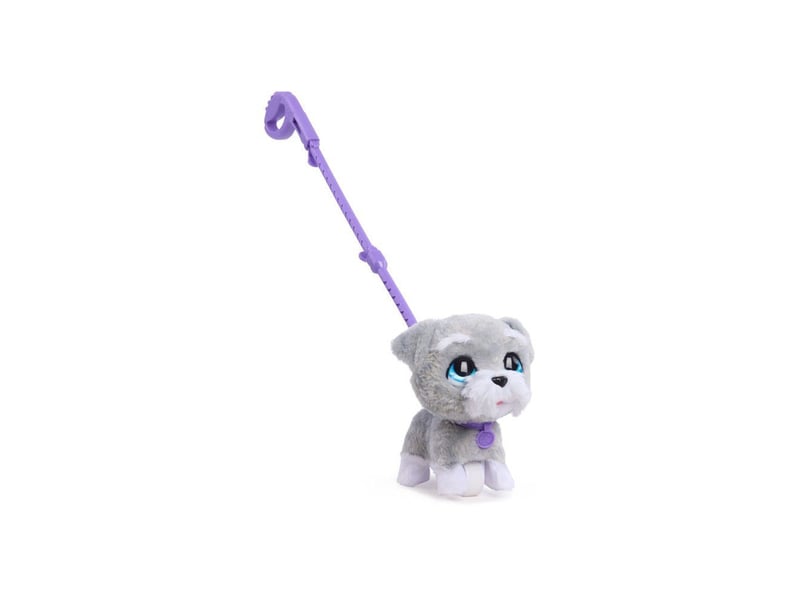  Jouet peluche interactive chien schnauzer 23 cm marche et aboit, laisse amovible FUR0886144282065 - Conforama A