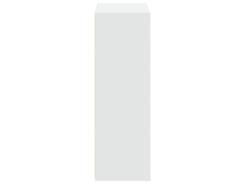  Buffet haut - bahut - meuble de rangement blanc 70x41x124 cm bois d'ingénierie  - Conforama E