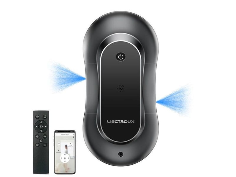  Robot lave vitre yw810 double pulvérisation app  - Conforama A