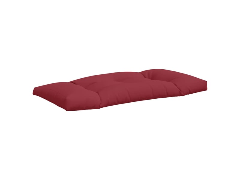  Lot de 2 coussins de palette, coussins de canapé rouge bordeaux tissu cf59605  - Conforama E