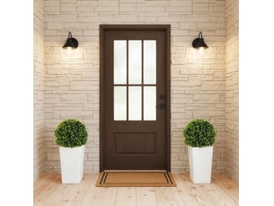 2 plantes artificielles eucalyptus 65 cm vert en plastique avec uv, 330 feuilles en pot, sans entretien